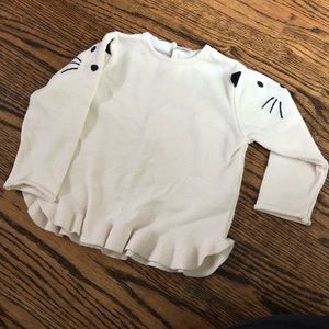 Zara Long sleeve cream sweater